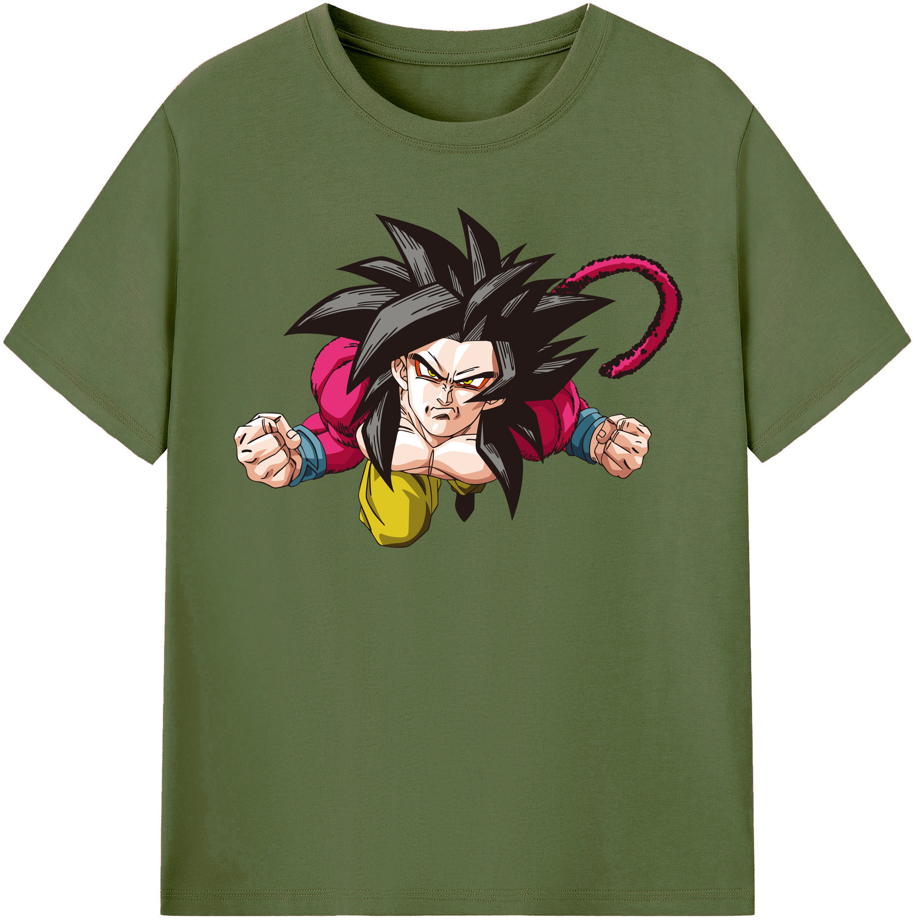 （画像用） ドラゴンボール 孫悟空（そん ごくう）Son Goku カカロット DRAGON BALL Kakarotto 綿100％半袖Tシャツ（フロントプリント）